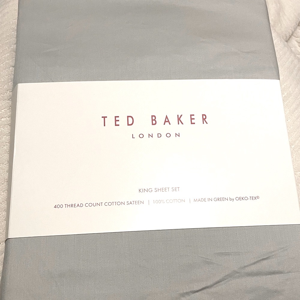 Ted Baker Silver King Sheet Set